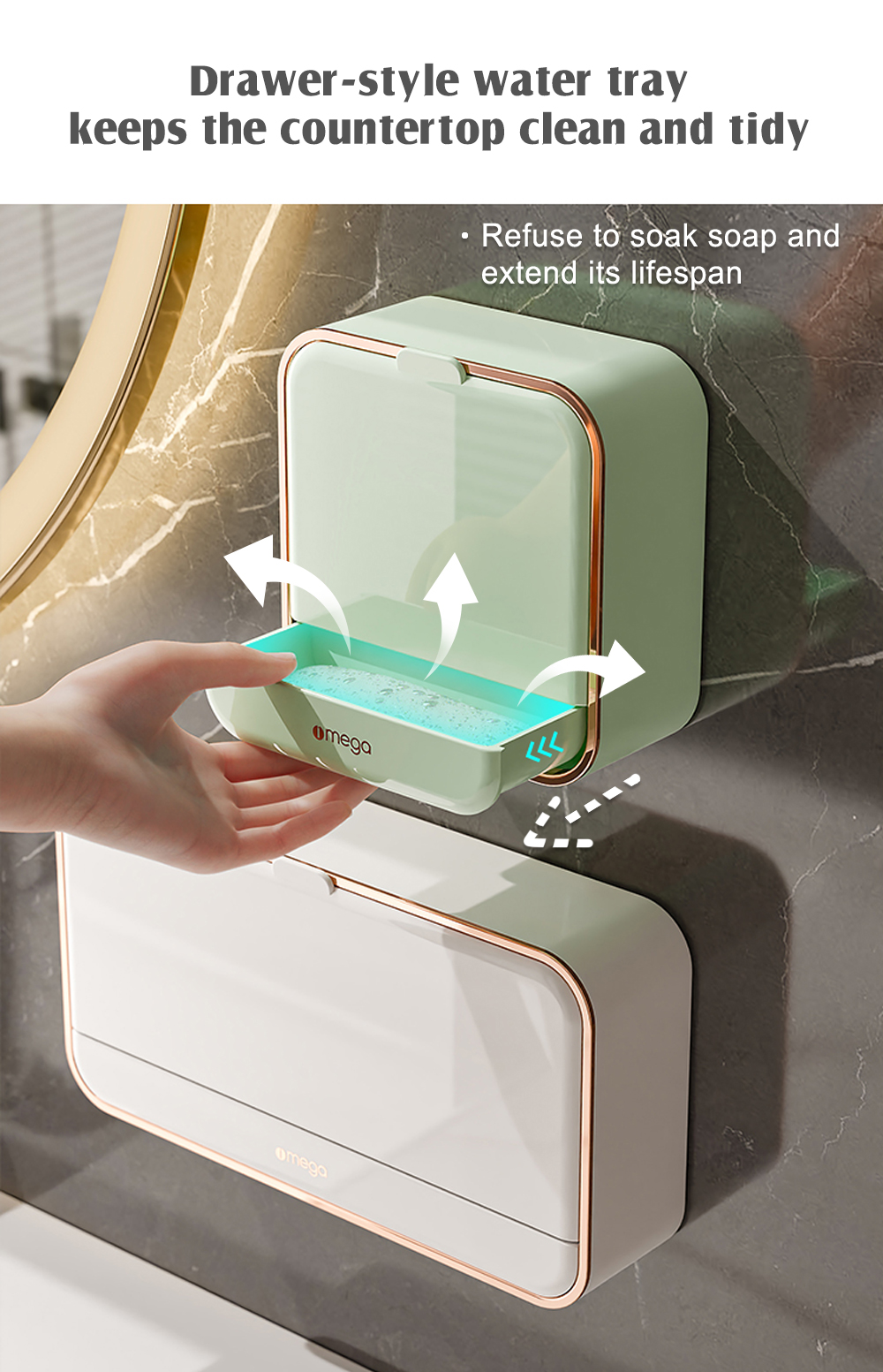 Light Luxury Wall-mounted Soap-4